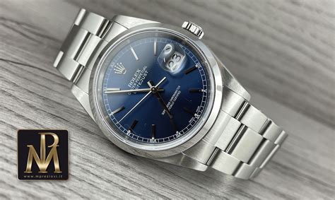 rolex datejust 16200 blue dial